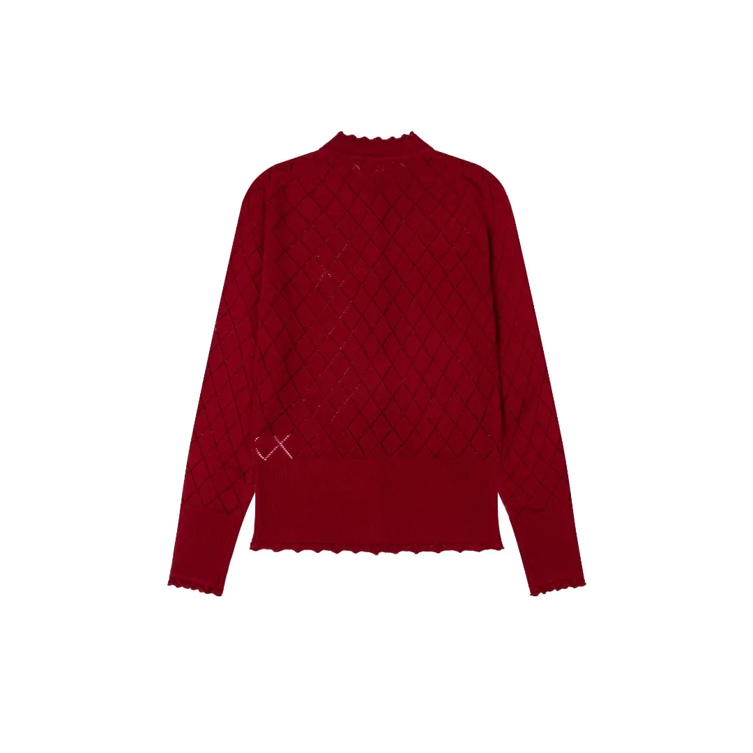 VIVI161# vivienne west wood 25FW October Tokyo show new model diamond pattern classic red label cardigan Size: 1 yard (90-110 pounds) 2 yards (110-130 pounds) 3 yards (130-150 pounds) Color: red, apricot, black